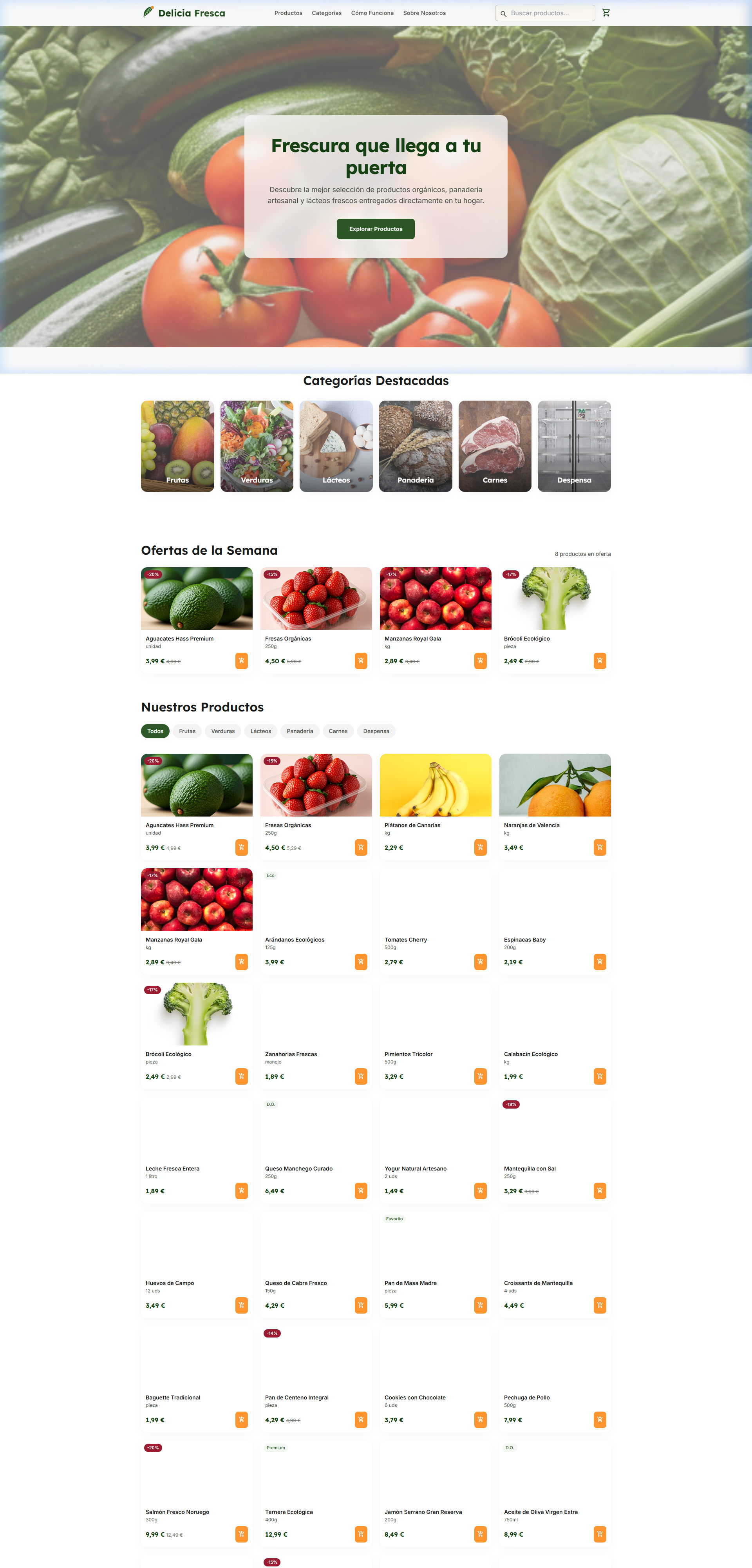 Captura de pantalla de Delicia Fresca