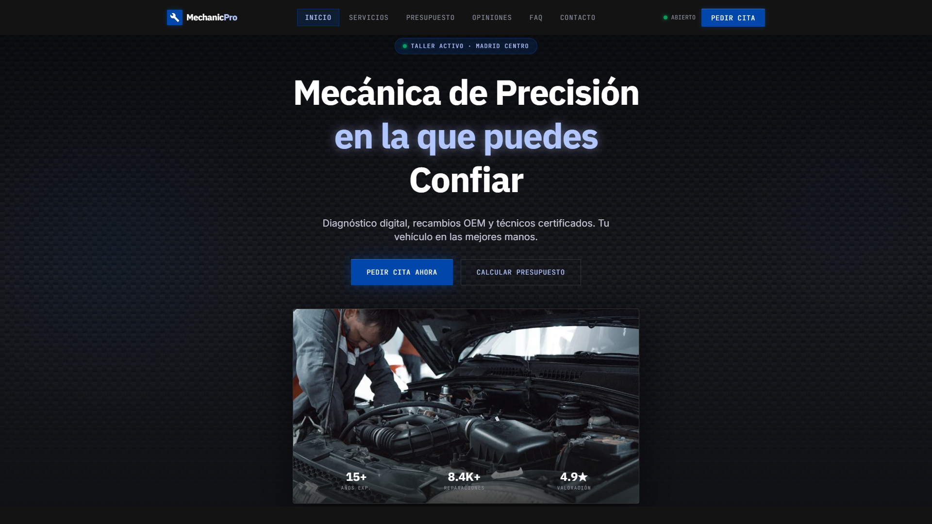 Captura de pantalla de MechanicPro